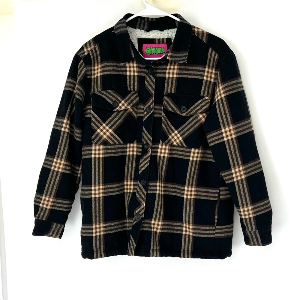 Empyre men’s button down Sherpa lined jacket medium